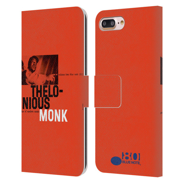 Blue Note Records Albums 2 Thelonious Monk Leather Book Wallet Case Cover For Apple iPhone 7 Plus / iPhone 8 Plus