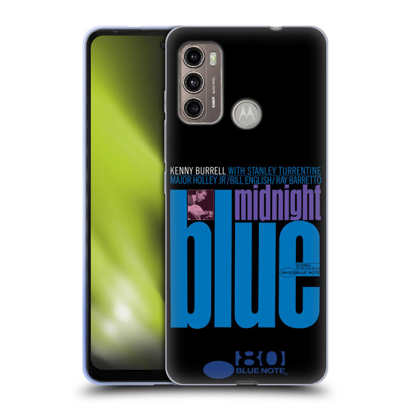 Blue Note Records Albums 2 Kenny Burell Midnight Blue Soft Gel Case for Motorola Moto G60 / Moto G40 Fusion