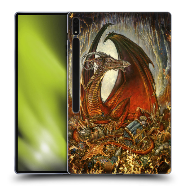 Myles Pinkney Mythical Treasure Dragon Soft Gel Case for Samsung Galaxy Tab S8 Ultra