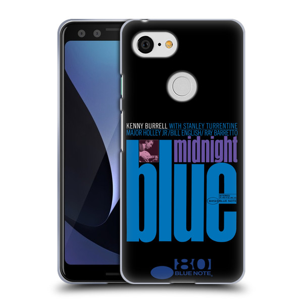 Blue Note Records Albums 2 Kenny Burell Midnight Blue Soft Gel Case for Google Pixel 3