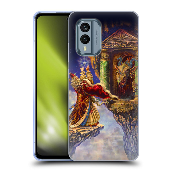 Myles Pinkney Mythical Dragon's Eye Soft Gel Case for Nokia X30