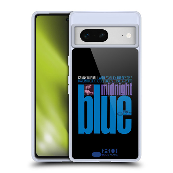 Blue Note Records Albums 2 Kenny Burell Midnight Blue Soft Gel Case for Google Pixel 7