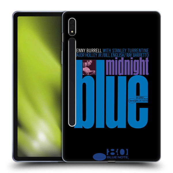 Blue Note Records Albums 2 Kenny Burell Midnight Blue Soft Gel Case for Samsung Galaxy Tab S8