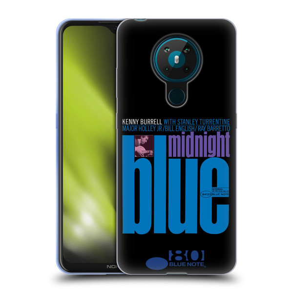 Blue Note Records Albums 2 Kenny Burell Midnight Blue Soft Gel Case for Nokia 5.3