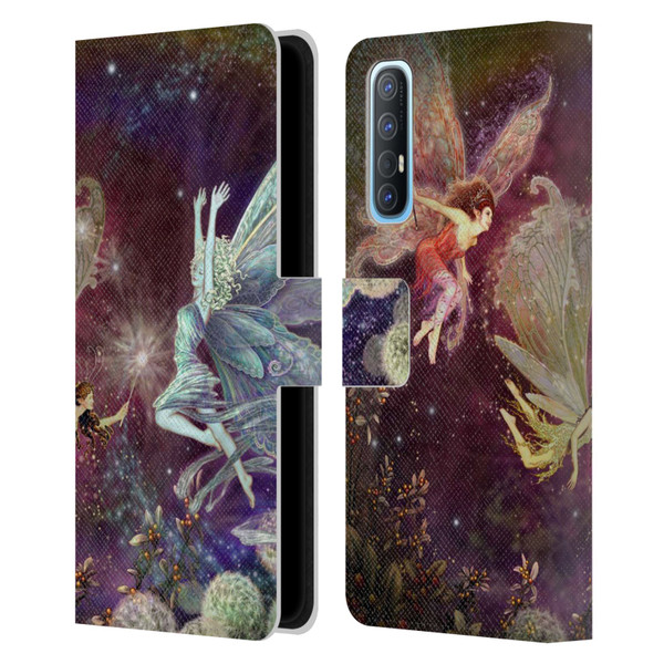 Myles Pinkney Mythical Fairies Leather Book Wallet Case Cover For OPPO Find X2 Neo 5G