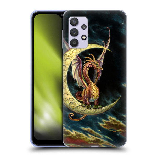 Myles Pinkney Mythical Moon Dragon Soft Gel Case for Samsung Galaxy A32 5G / M32 5G (2021)
