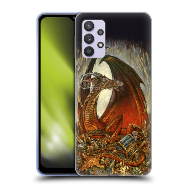 Myles Pinkney Mythical Treasure Dragon Soft Gel Case for Samsung Galaxy A32 5G / M32 5G (2021)