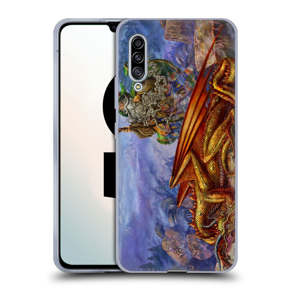 Myles Pinkney Mythical Dragonlands Soft Gel Case for Samsung Galaxy A90 5G (2019)