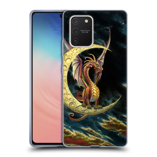 Myles Pinkney Mythical Moon Dragon Soft Gel Case for Samsung Galaxy S10 Lite