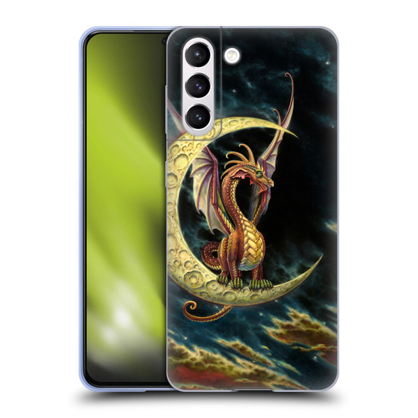 Myles Pinkney Mythical Moon Dragon Soft Gel Case for Samsung Galaxy S21 5G
