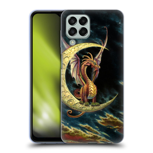 Myles Pinkney Mythical Moon Dragon Soft Gel Case for Samsung Galaxy M33 (2022)