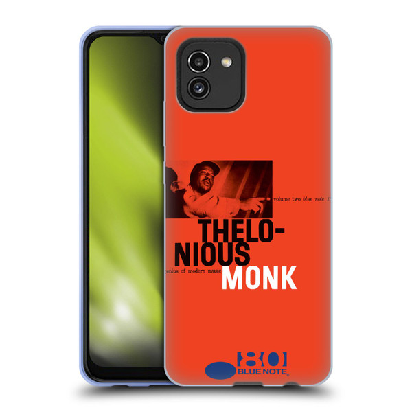 Blue Note Records Albums 2 Thelonious Monk Soft Gel Case for Samsung Galaxy A03 (2021)