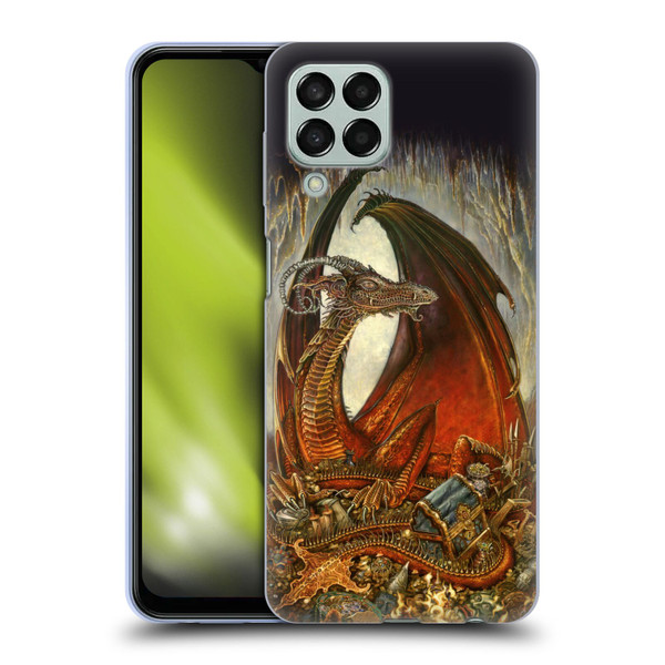 Myles Pinkney Mythical Treasure Dragon Soft Gel Case for Samsung Galaxy M33 (2022)