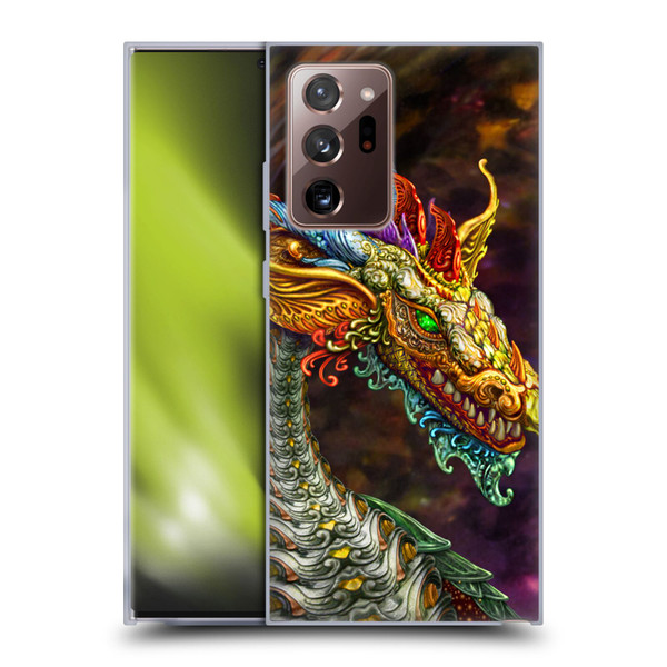 Myles Pinkney Mythical Silver Dragon Soft Gel Case for Samsung Galaxy Note20 Ultra / 5G