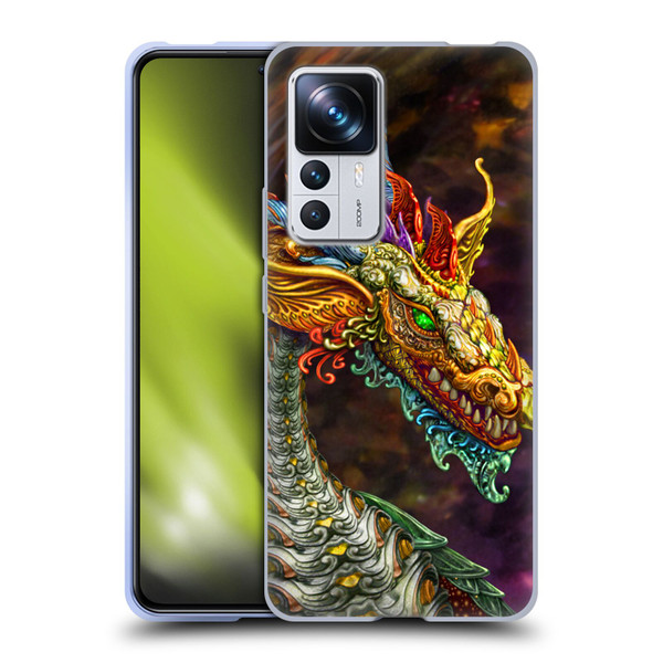 Myles Pinkney Mythical Silver Dragon Soft Gel Case for Xiaomi 12T Pro