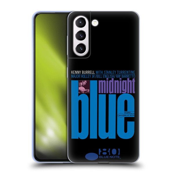 Blue Note Records Albums 2 Kenny Burell Midnight Blue Soft Gel Case for Samsung Galaxy S21+ 5G