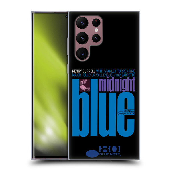 Blue Note Records Albums 2 Kenny Burell Midnight Blue Soft Gel Case for Samsung Galaxy S22 Ultra 5G