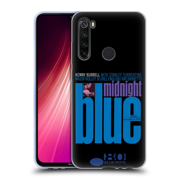 Blue Note Records Albums 2 Kenny Burell Midnight Blue Soft Gel Case for Xiaomi Redmi Note 8T