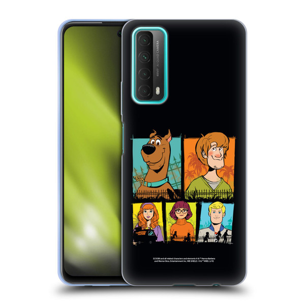 Scoob! Scooby-Doo Movie Graphics Mystery Inc. Gang Soft Gel Case for Huawei P Smart (2021)