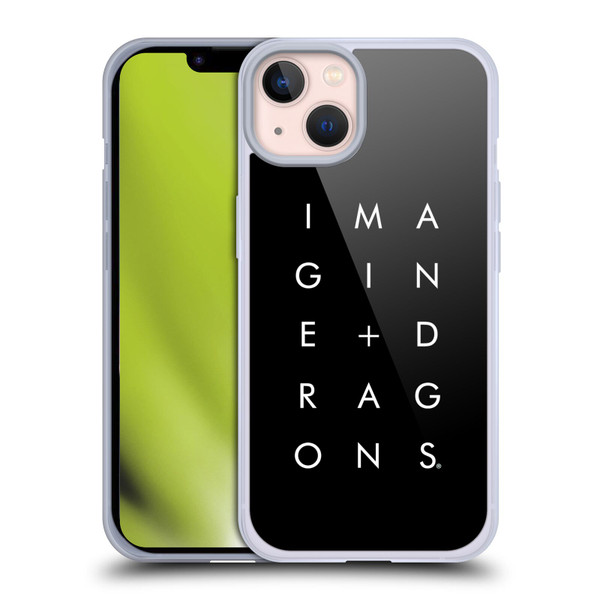 Imagine Dragons Key Art Stacked Logo Soft Gel Case for Apple iPhone 13
