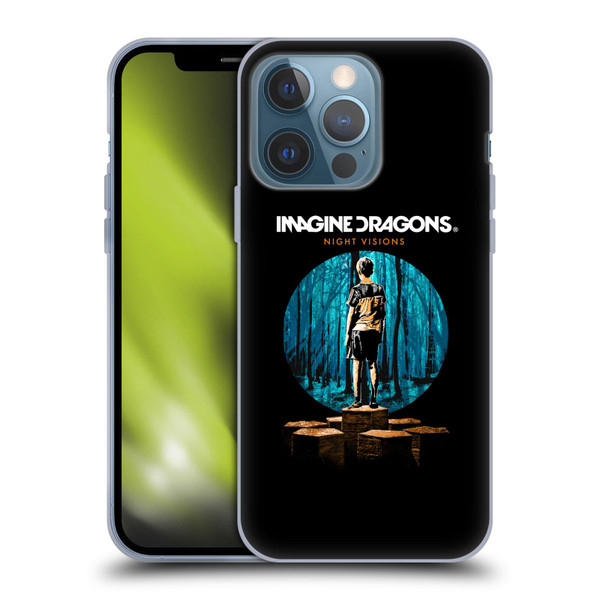 Imagine Dragons Key Art Night Visions Painted Soft Gel Case for Apple iPhone 13 Pro