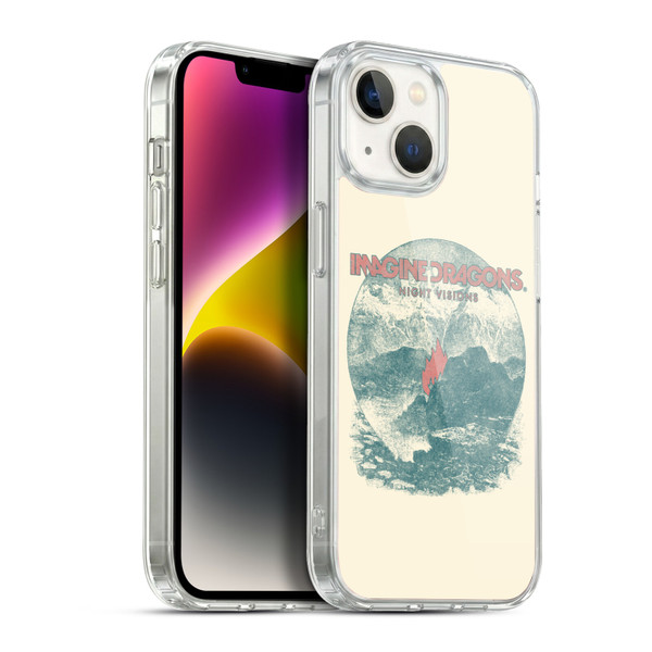 Imagine Dragons Key Art Flame Night Visions Soft Gel Case for Apple iPhone 14