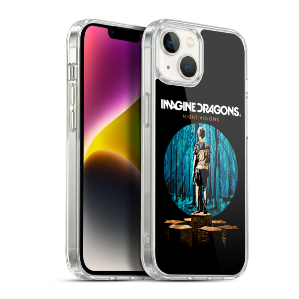 Imagine Dragons Key Art Night Visions Painted Soft Gel Case for Apple iPhone 14 Plus & MagSafe