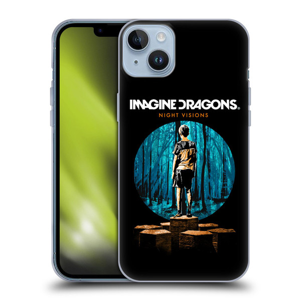 Imagine Dragons Key Art Night Visions Painted Soft Gel Case for Apple iPhone 14 Plus