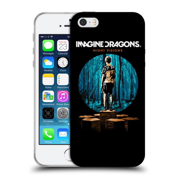 Imagine Dragons Key Art Night Visions Painted Soft Gel Case for Apple iPhone 5 / 5s / iPhone SE 2016