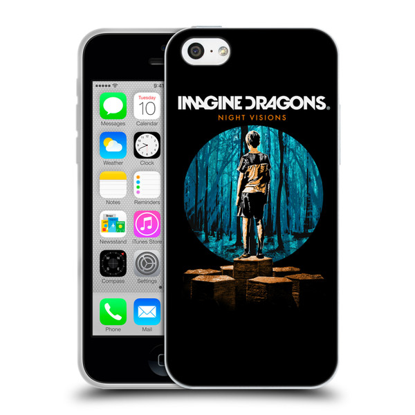 Imagine Dragons Key Art Night Visions Painted Soft Gel Case for Apple iPhone 5c