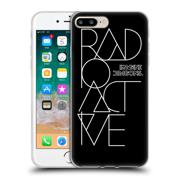 Imagine Dragons Key Art Radioactive Soft Gel Case for Apple iPhone 7 Plus / iPhone 8 Plus