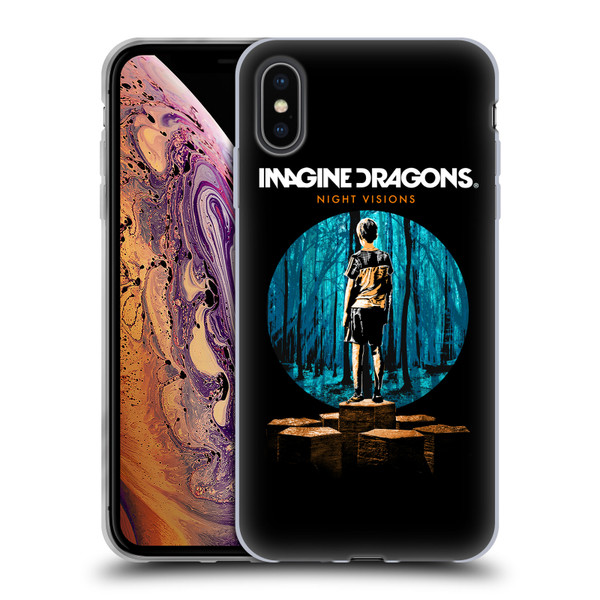 Imagine Dragons Key Art Night Visions Painted Soft Gel Case for Apple iPhone XS Max