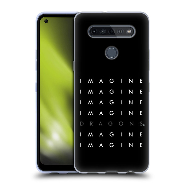 Imagine Dragons Key Art Logo Repeat Soft Gel Case for LG K51S