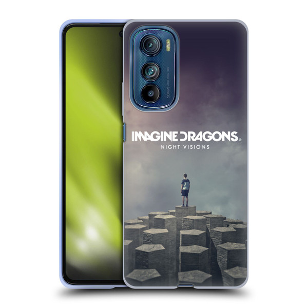 Imagine Dragons Key Art Night Visions Album Cover Soft Gel Case for Motorola Edge 30