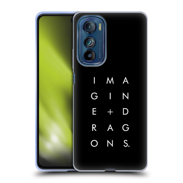 Imagine Dragons Key Art Stacked Logo Soft Gel Case for Motorola Edge 30