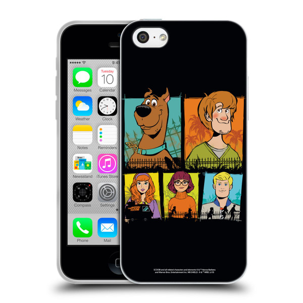 Scoob! Scooby-Doo Movie Graphics Mystery Inc. Gang Soft Gel Case for Apple iPhone 5c