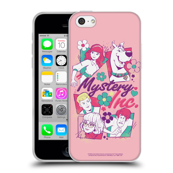 Scoob! Scooby-Doo Movie Graphics Pop Art Soft Gel Case for Apple iPhone 5c