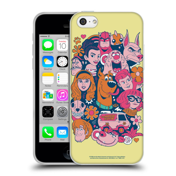 Scoob! Scooby-Doo Movie Graphics Retro Soft Gel Case for Apple iPhone 5c