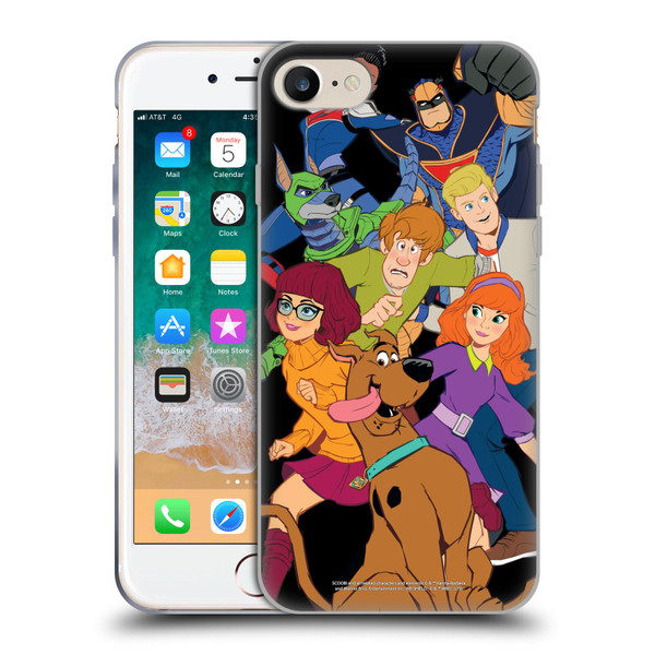 Scoob! Scooby-Doo Movie Graphics The Gang Soft Gel Case for Apple iPhone 7 / 8 / SE 2020 & 2022