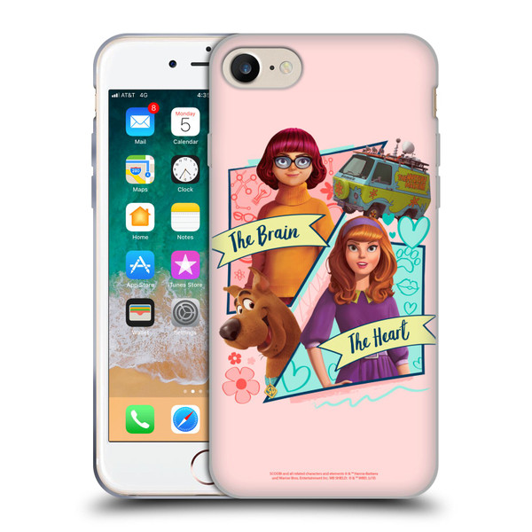 Scoob! Scooby-Doo Movie Graphics Scooby, Daphne, And Velma Soft Gel Case for Apple iPhone 7 / 8 / SE 2020 & 2022