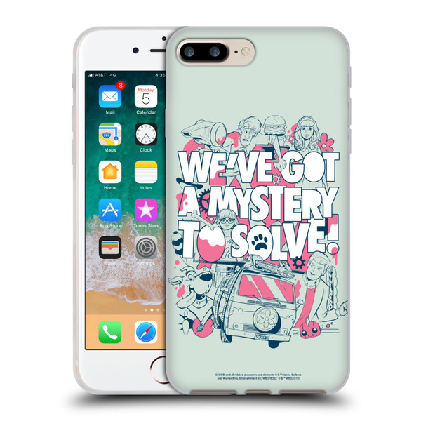 Scoob! Scooby-Doo Movie Graphics Mystery Soft Gel Case for Apple iPhone 7 Plus / iPhone 8 Plus
