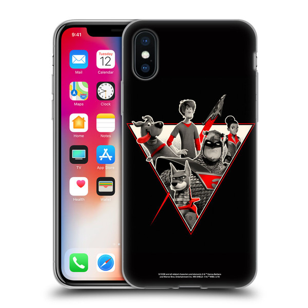 Scoob! Scooby-Doo Movie Graphics Heroes Soft Gel Case for Apple iPhone X / iPhone XS