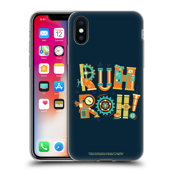 Scoob! Scooby-Doo Movie Graphics Ruh Boh Soft Gel Case for Apple iPhone X / iPhone XS