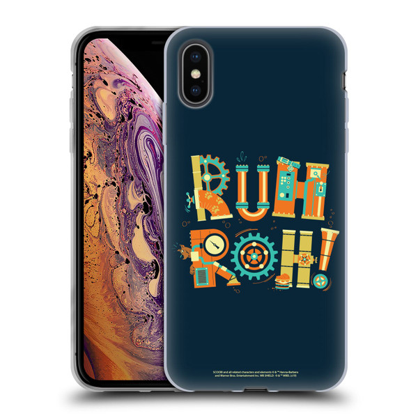 Scoob! Scooby-Doo Movie Graphics Ruh Boh Soft Gel Case for Apple iPhone XS Max