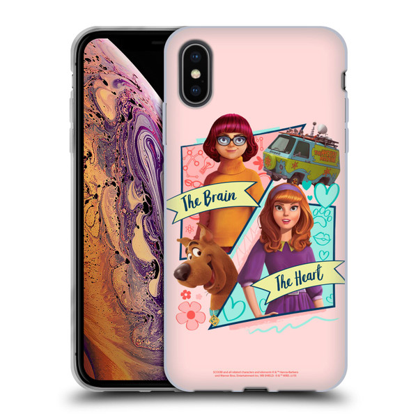 Scoob! Scooby-Doo Movie Graphics Scooby, Daphne, And Velma Soft Gel Case for Apple iPhone XS Max