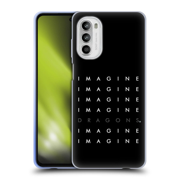 Imagine Dragons Key Art Logo Repeat Soft Gel Case for Motorola Moto G52