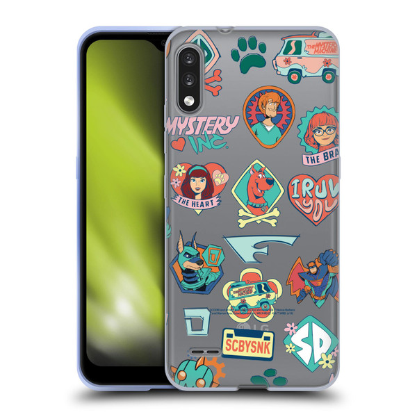 Scoob! Scooby-Doo Movie Graphics Retro Icons Soft Gel Case for LG K22