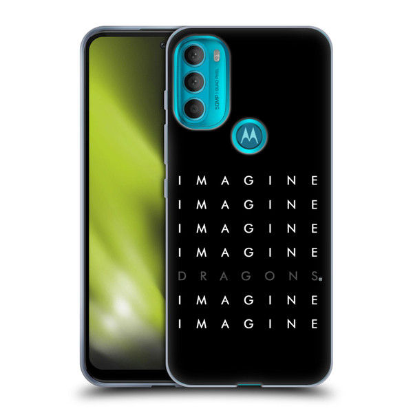 Imagine Dragons Key Art Logo Repeat Soft Gel Case for Motorola Moto G71 5G