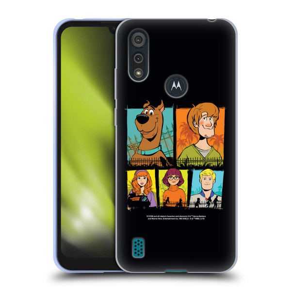 Scoob! Scooby-Doo Movie Graphics Mystery Inc. Gang Soft Gel Case for Motorola Moto E6s (2020)