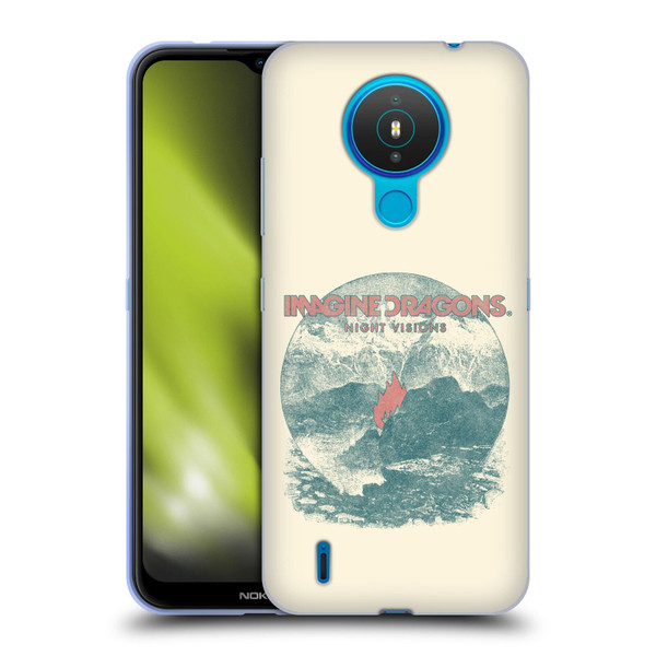 Imagine Dragons Key Art Flame Night Visions Soft Gel Case for Nokia 1.4